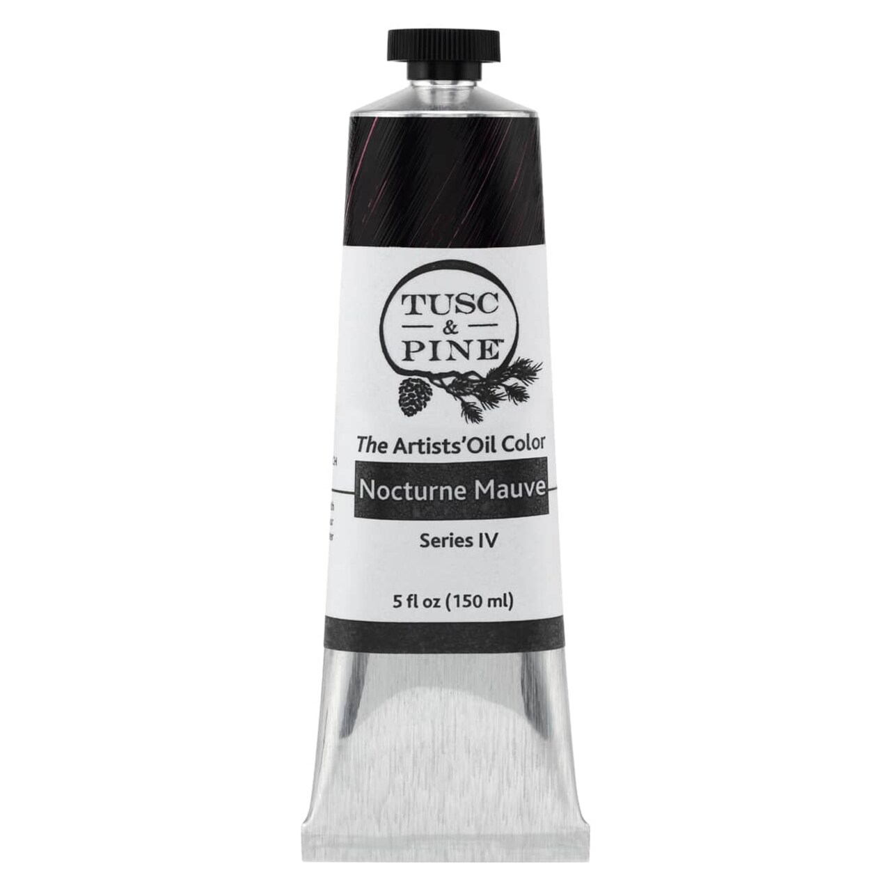 Tusc & Pine Artist Oil Paint - Nocturne Mauve, 150 ml, Non-Yellowing, Rich & Creamy Consistency, Maximum Pigment Load, Small Batch Milled Oil Paints Made in the USA for Professional Artists